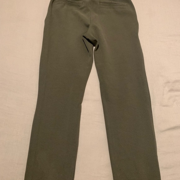 Zara Khaki Textured Trousers - Picture 9 of 10